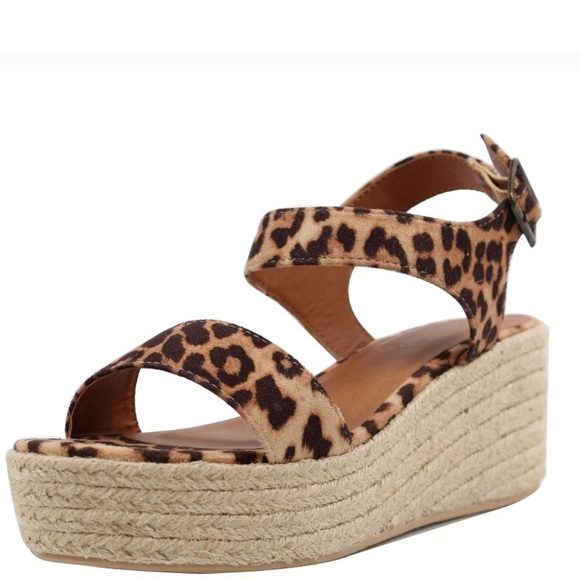 Cheetah Print Wedges - Picture 3 of 3